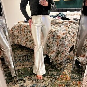 Alice + Olivia Silver Pants